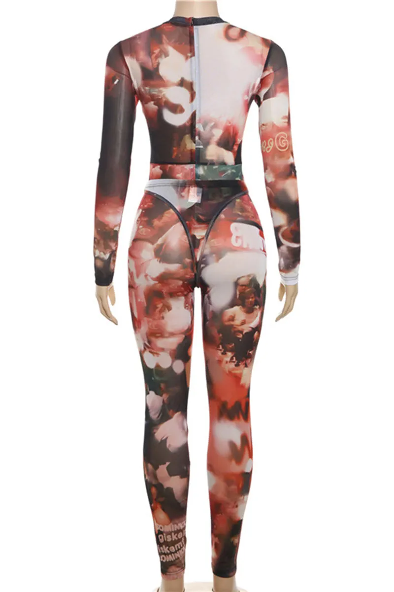 JM0093 Tie Dye Shirt and Leggings Set