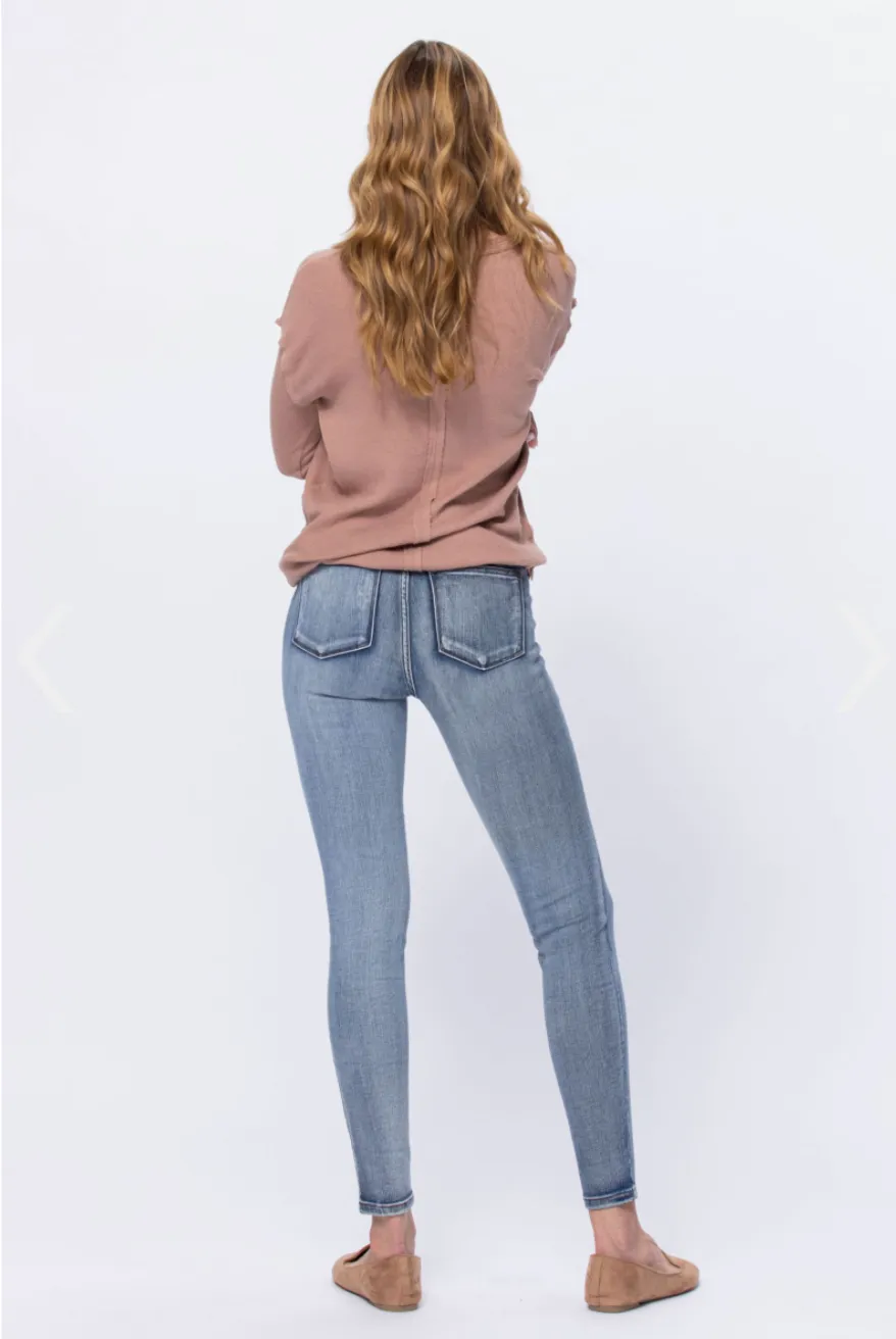 Judy Blue High Rise Non Distressed Skinny Jeans