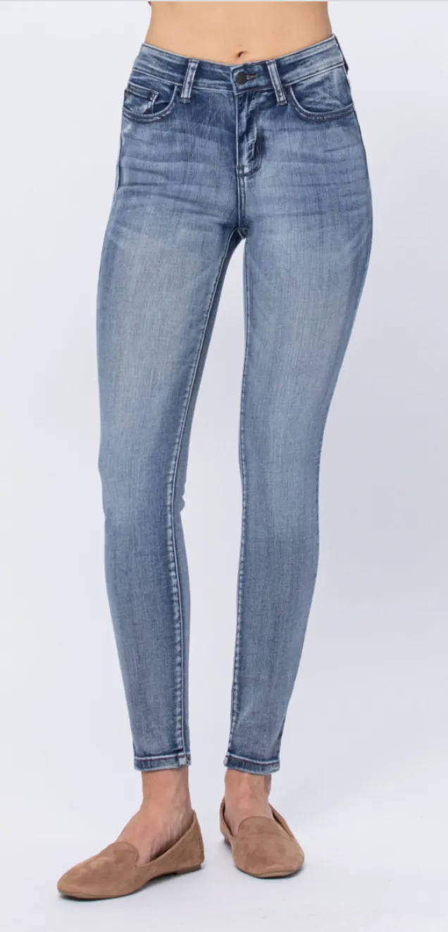 Judy Blue High Rise Non Distressed Skinny Jeans