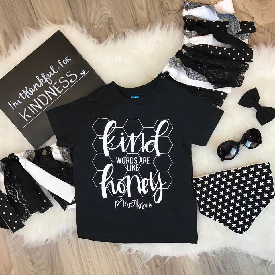 Kind Words Are Like Honey Kid's Tee