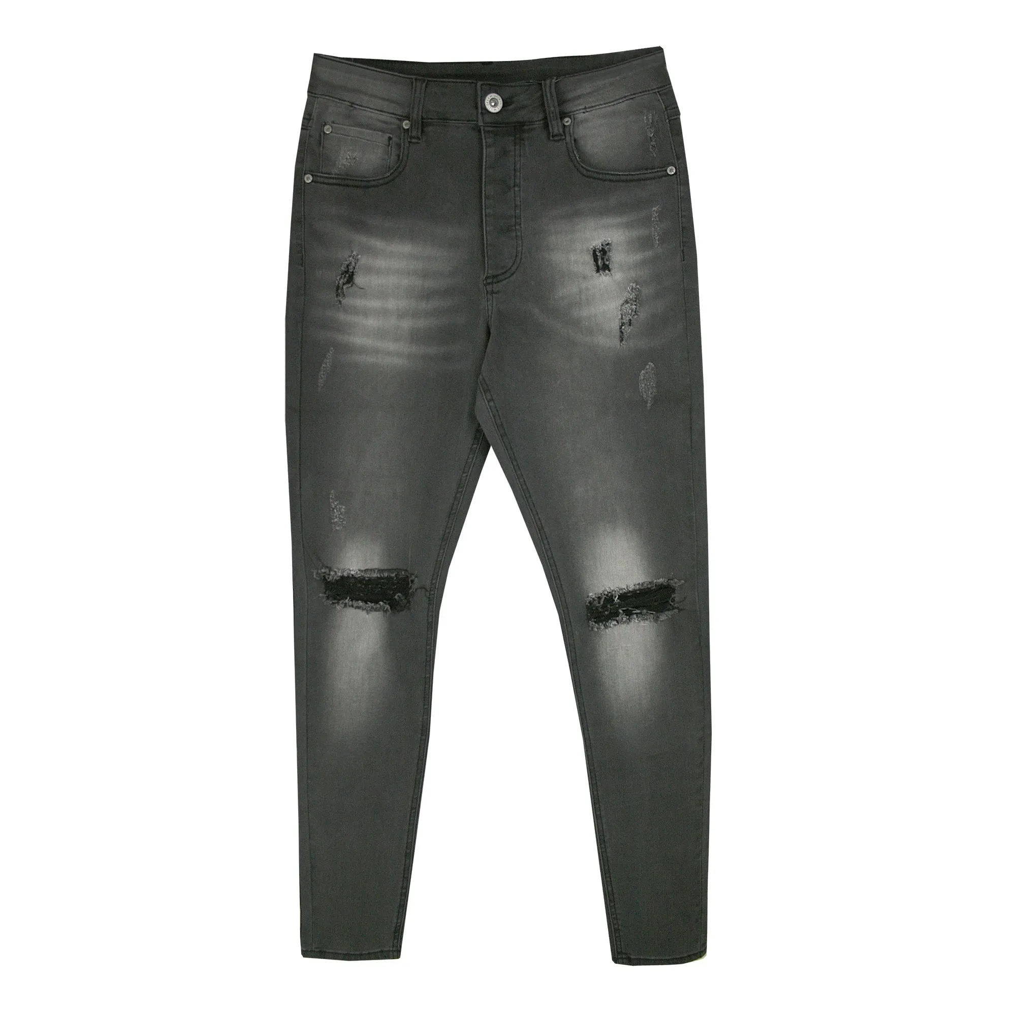 Kings Will Dream Lumor Distressed Jeans Grey