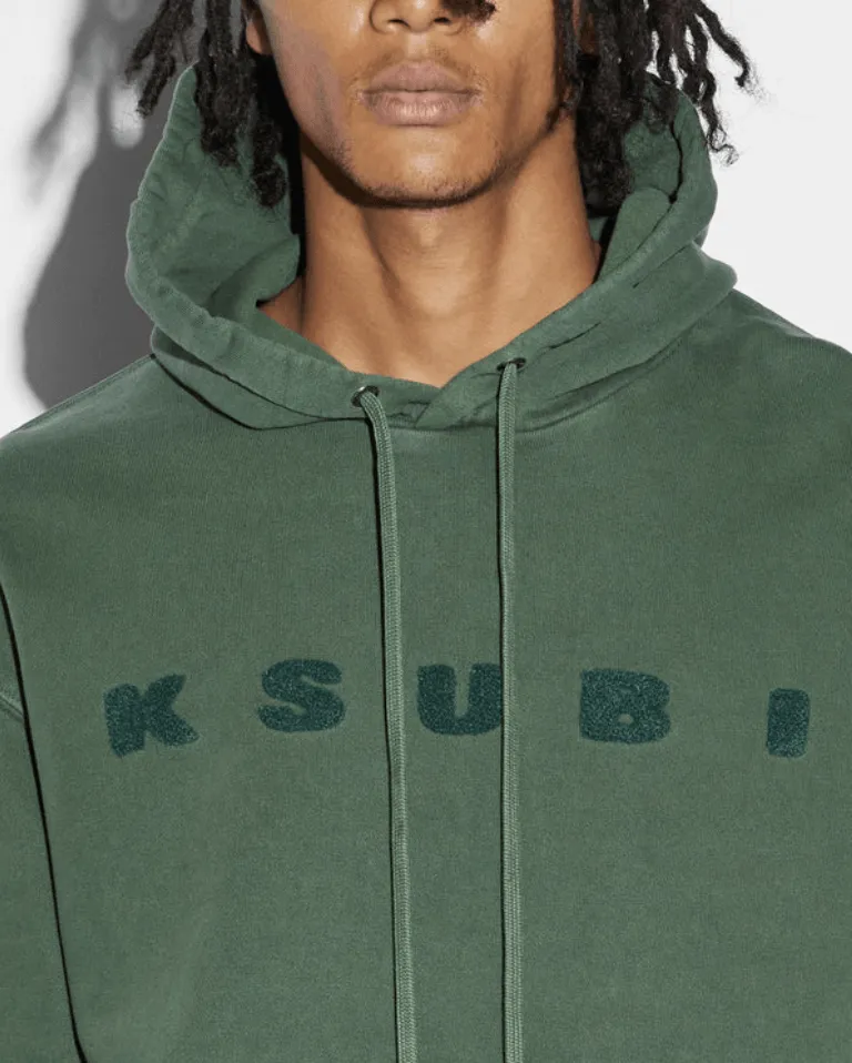 KSUBI Buy Blocked Biggie Hoodie - Emerald