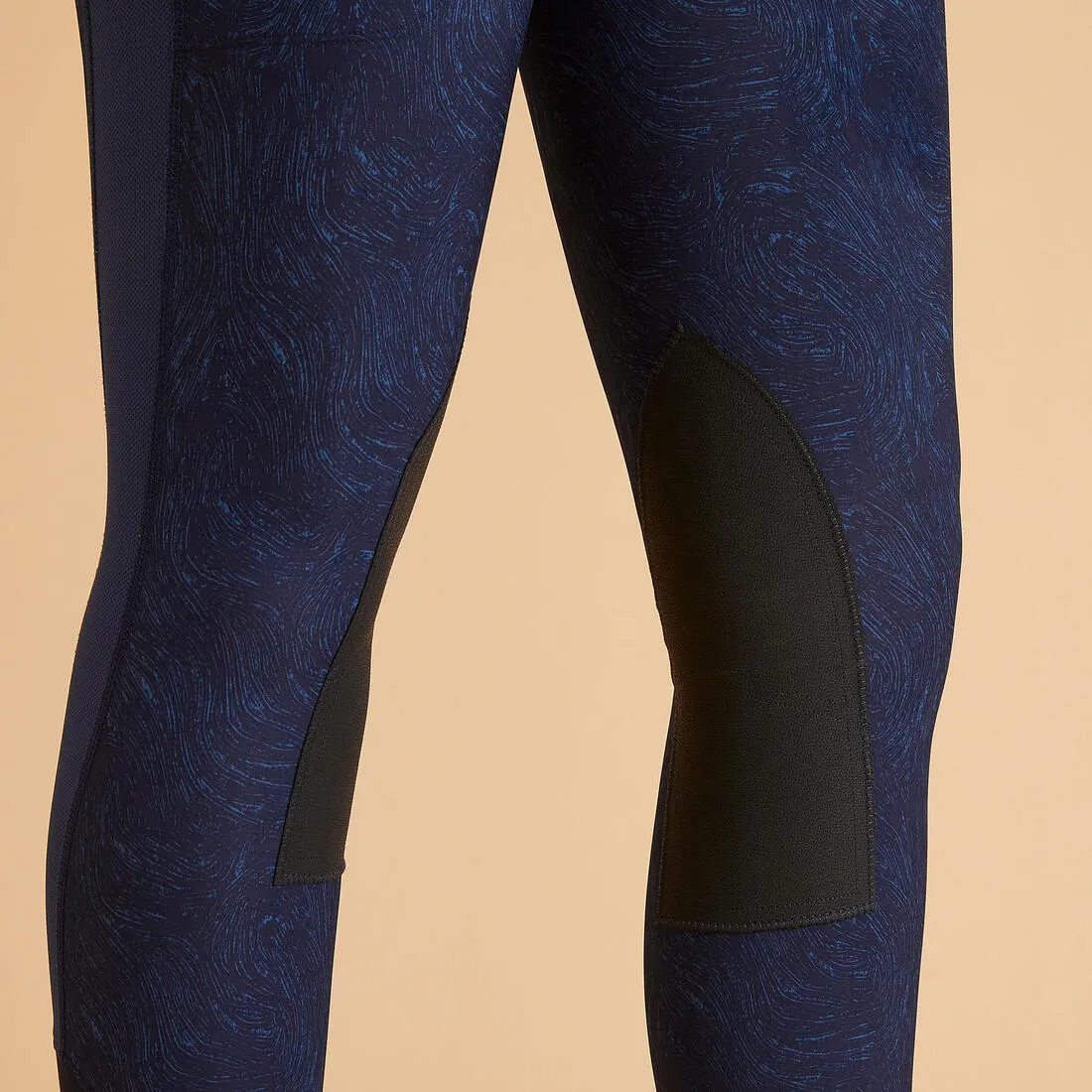 Legging équitation léger Femme - 100 marine