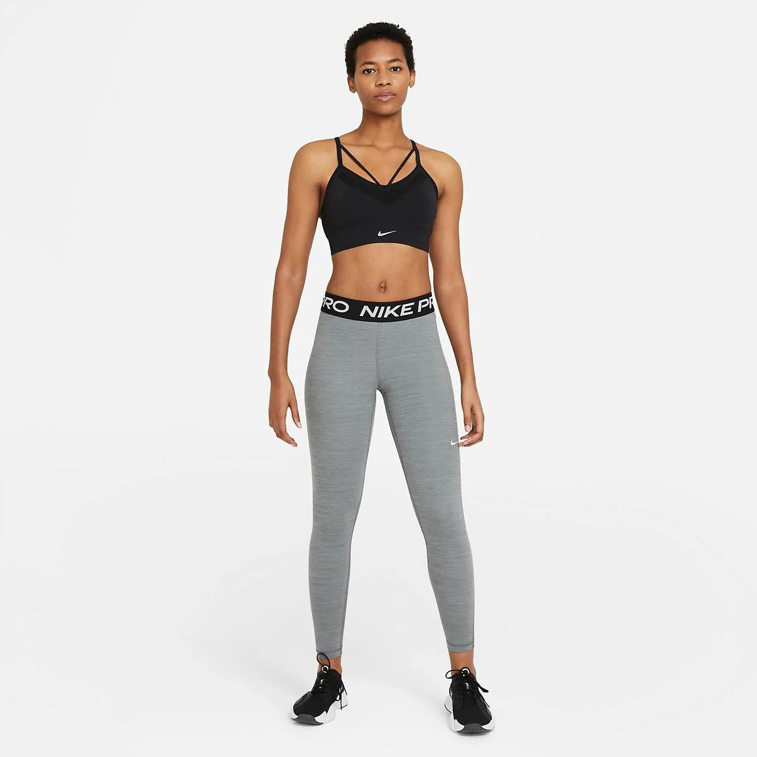 LEGGINGS NIKE PANTA DONNA WOMEN'S HIGH RISE SPORTWEAR GRIGIO