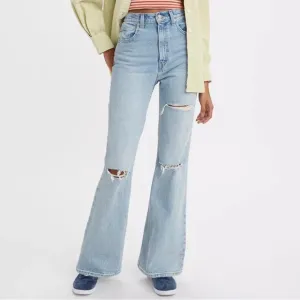 Levi’s premium 70’s high flare jeans size 25