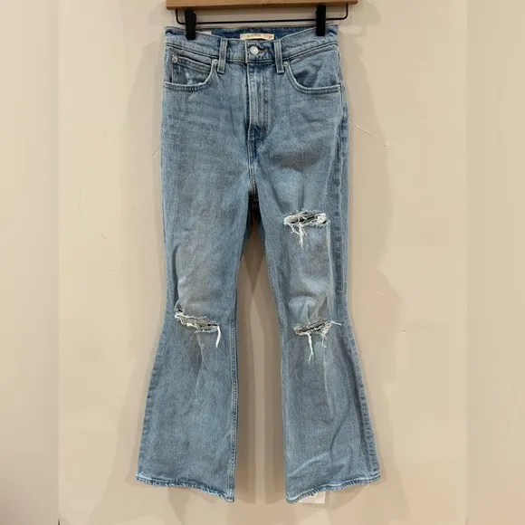 Levi’s premium 70’s high flare jeans size 25