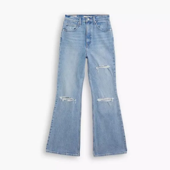 Levi’s premium 70’s high flare jeans size 25