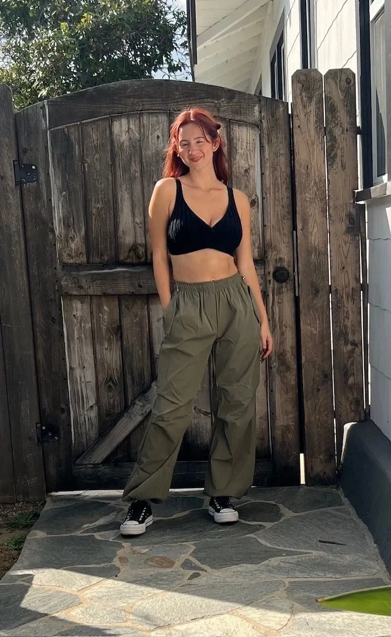 Lisa Lisa Parachute Cargo Joggers by ITOO