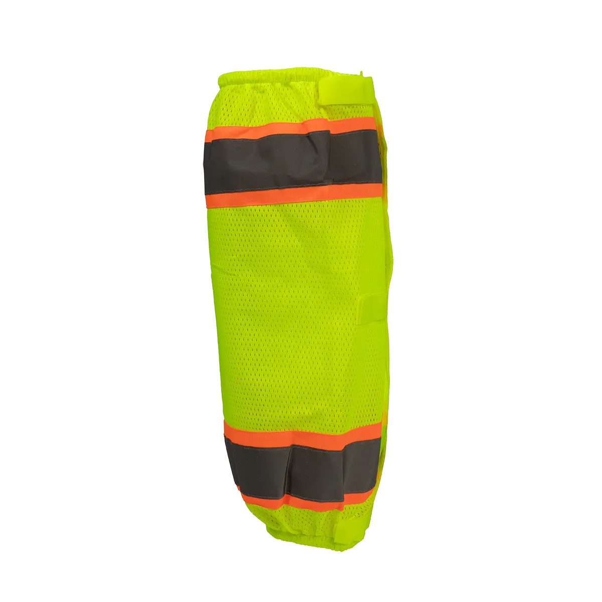 LMGO-CE ANSI Class E Lime Mesh/Orange Contrast Reflective Leggings/Gaiters With Adjustable Velcro Closures