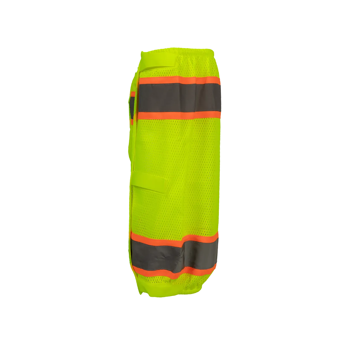 LMGO-CE ANSI Class E Lime Mesh/Orange Contrast Reflective Leggings/Gaiters With Adjustable Velcro Closures