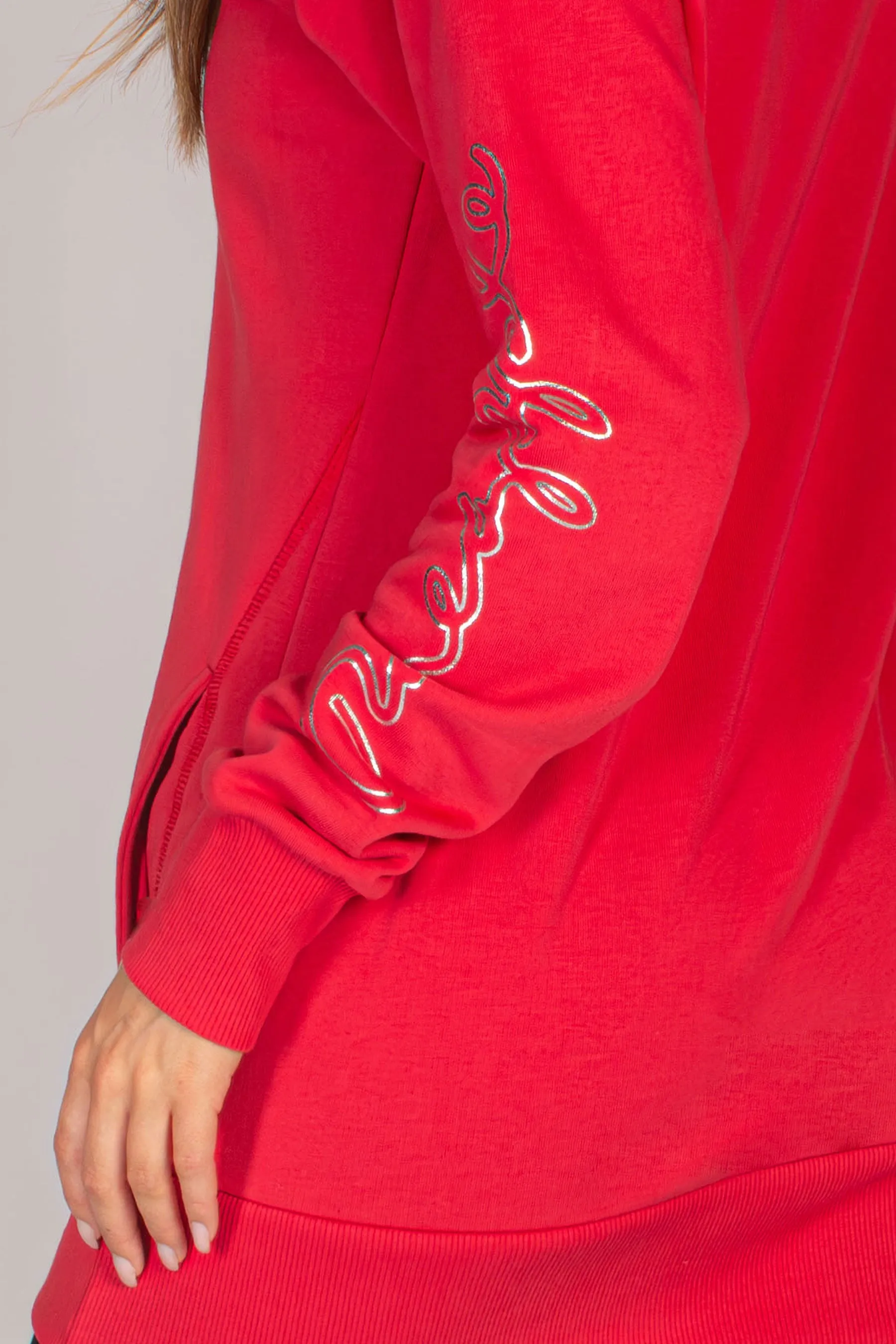 Longline Logo Hoodie