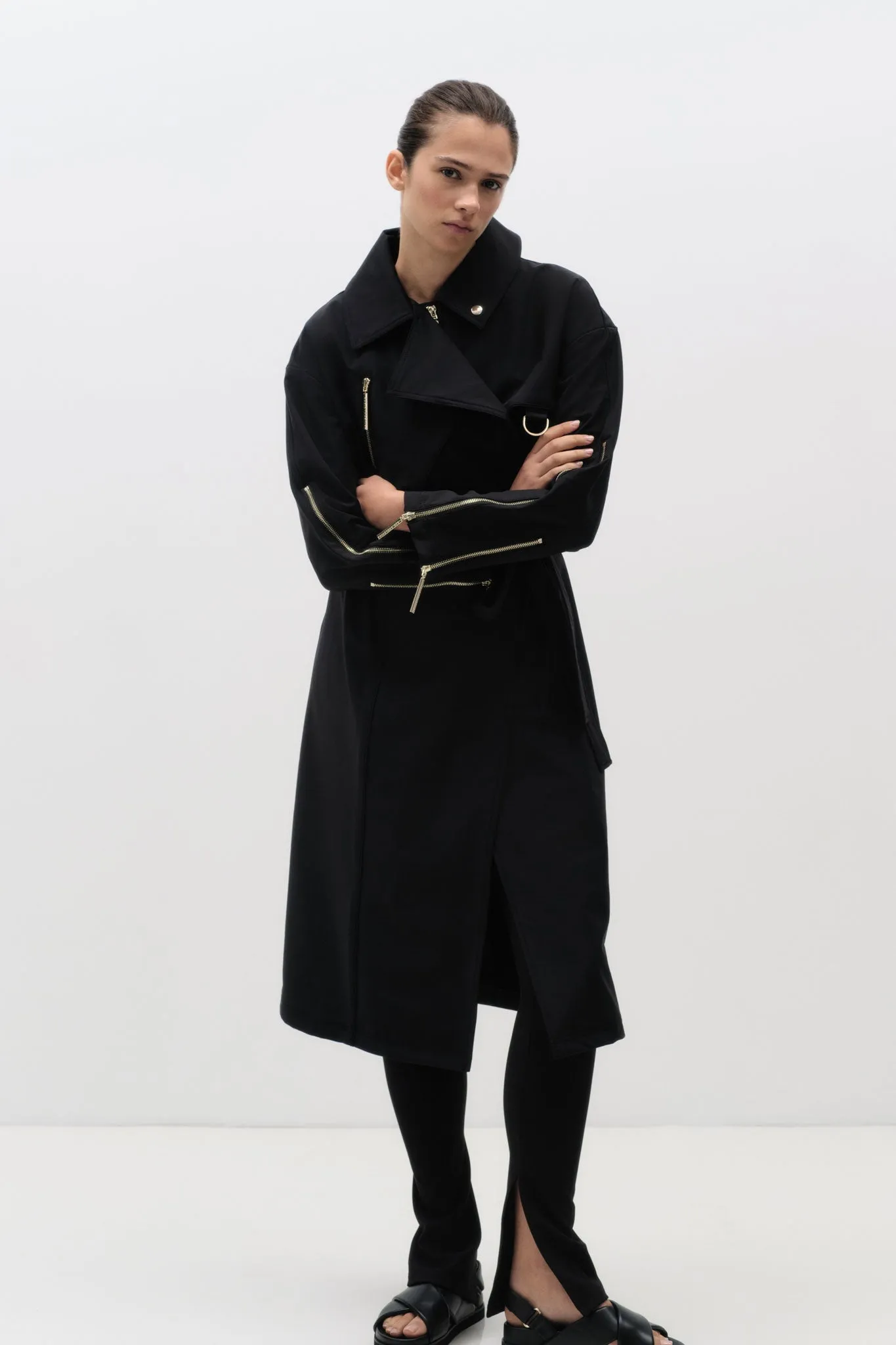 Longline Zip Coat 795