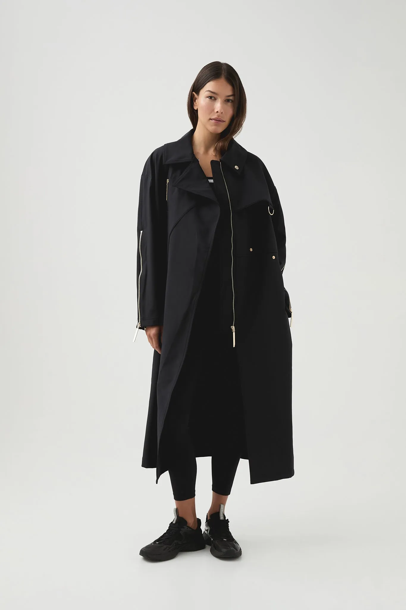 Longline Zip Coat 795