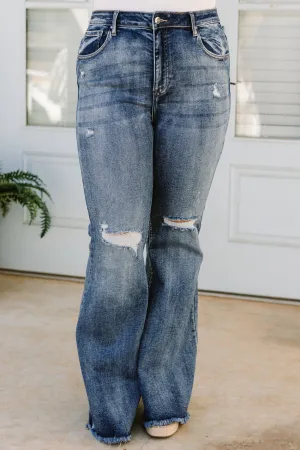 Love You Long Time Jeans, Dark Wash