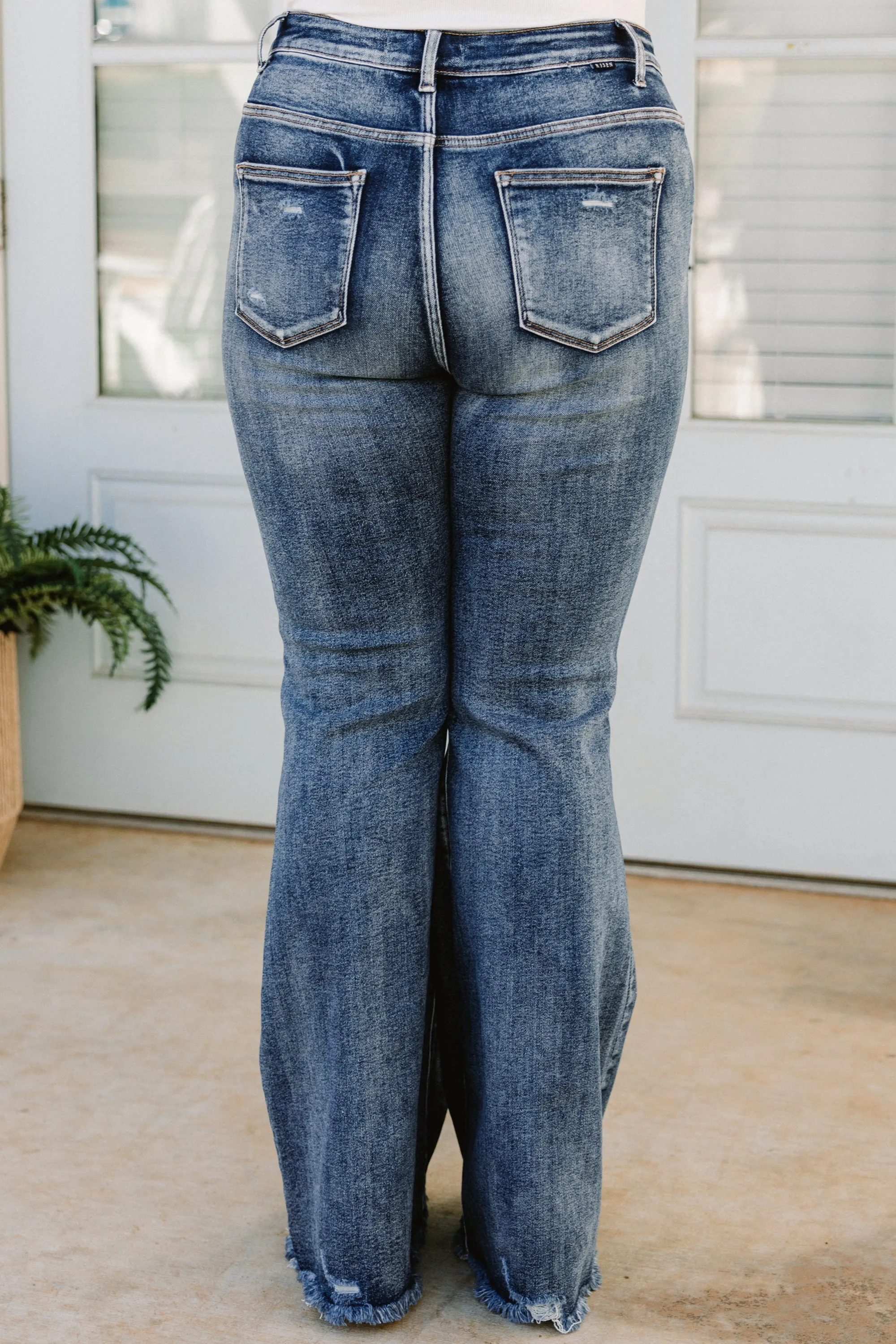 Love You Long Time Jeans, Dark Wash