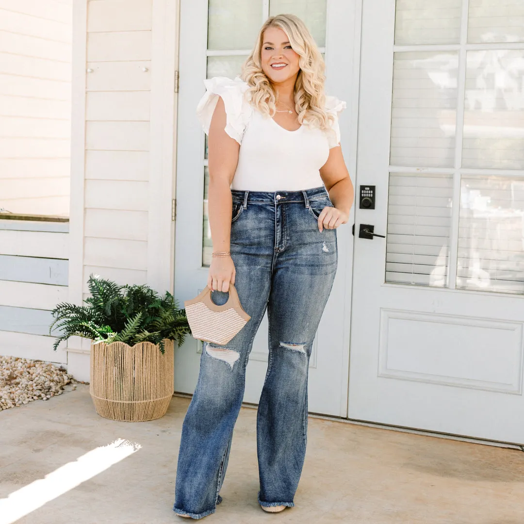 Love You Long Time Jeans, Dark Wash