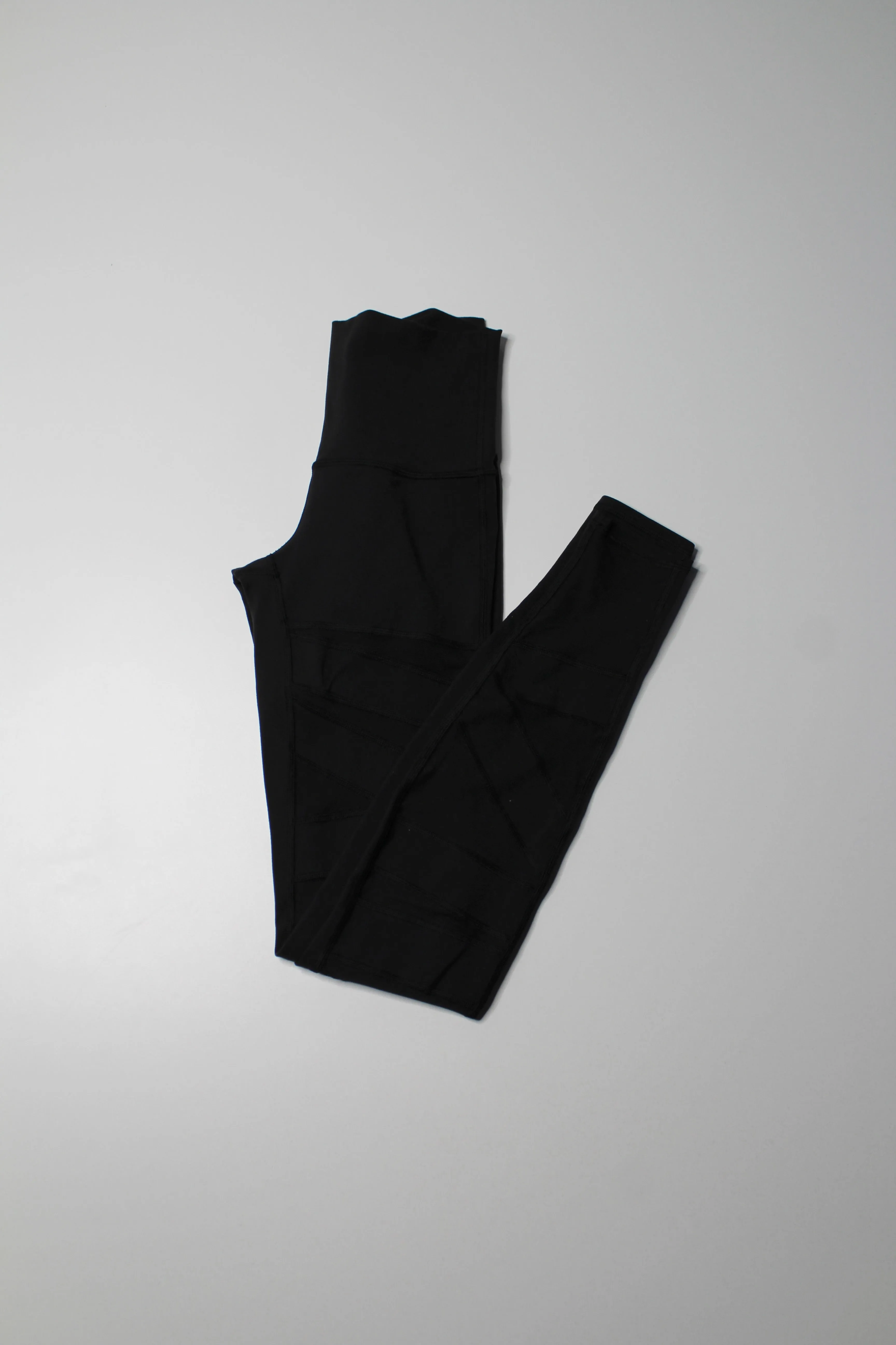 Lululemon black ‘wunder under’ tech mesh legging, size 4 (31”) (price reduced: was $58)