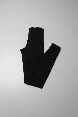 Lululemon black ‘wunder under’ tech mesh legging, size 4 (31”) (price reduced: was $58)