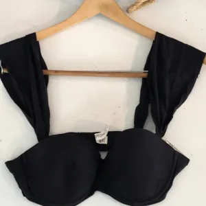 Marie Jo L’Aventure “Daniel” Bra 2 way 36/B. Navy Blue Sexy Cut Thick Straps NWT