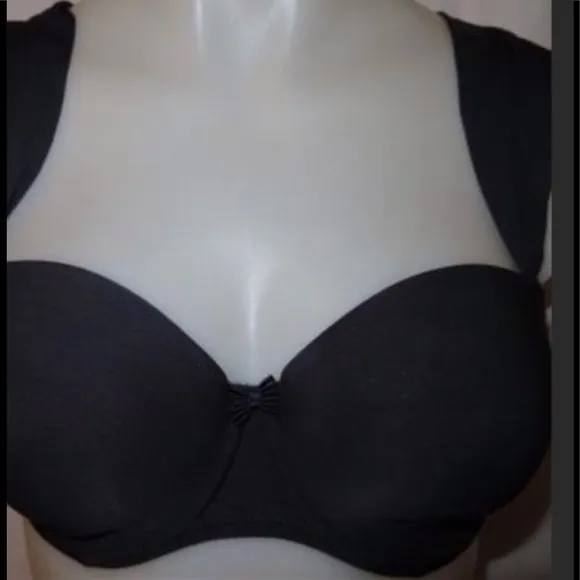 Marie Jo L’Aventure “Daniel” Bra 2 way 36/B. Navy Blue Sexy Cut Thick Straps NWT