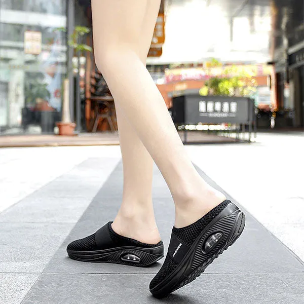 Mauve Slip-On Clogs | Breathable Mesh | Lightweight Comfort