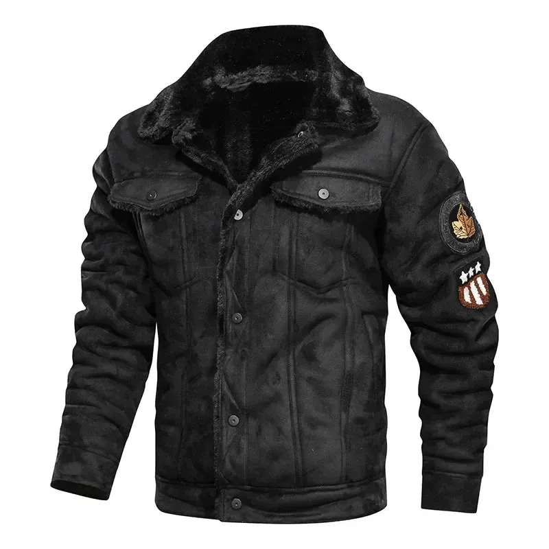 Max | Leather Winter Jacket for Men