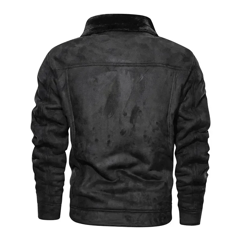 Max | Leather Winter Jacket for Men