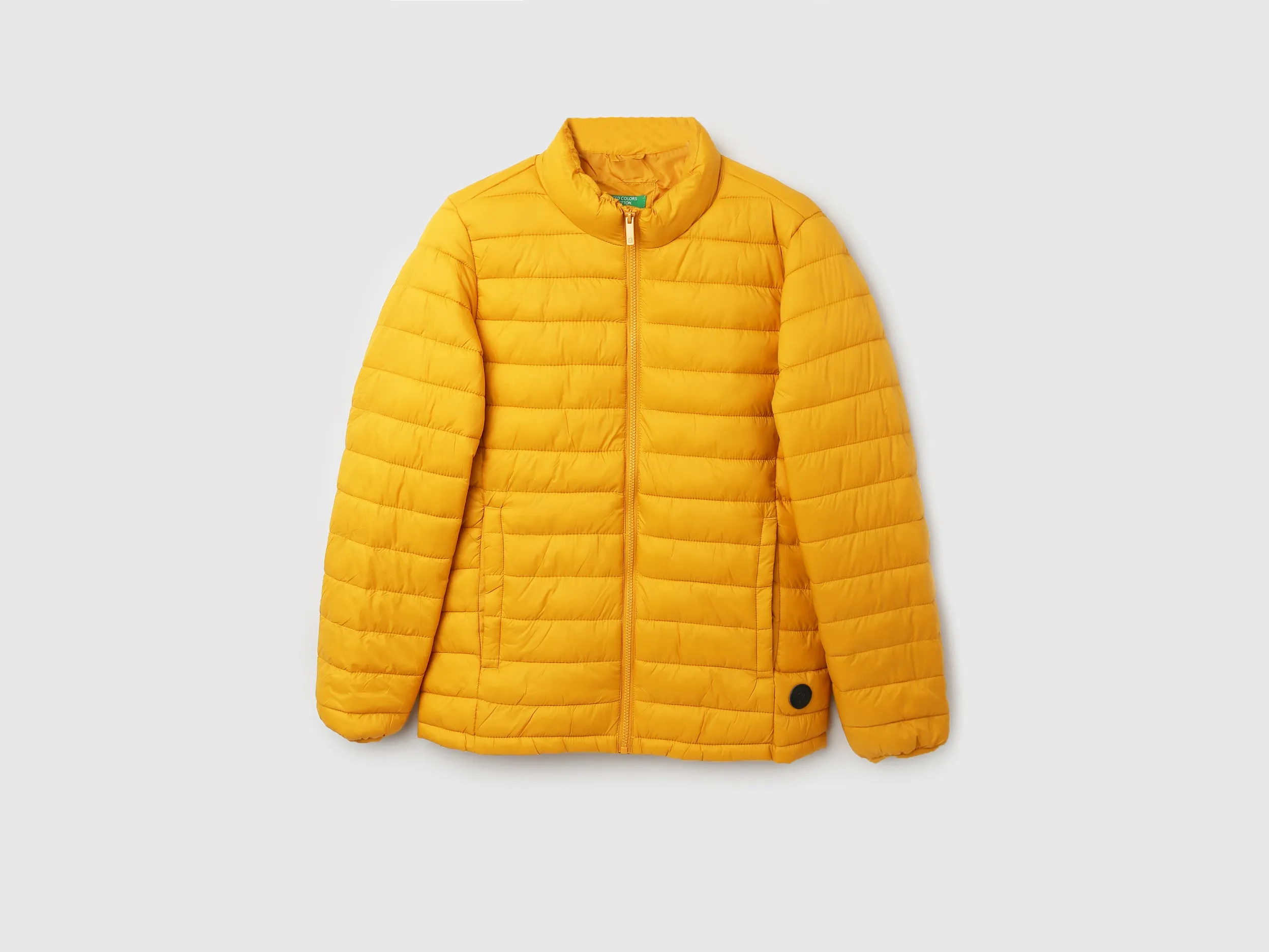 Men Quilted High Neck Jacket
