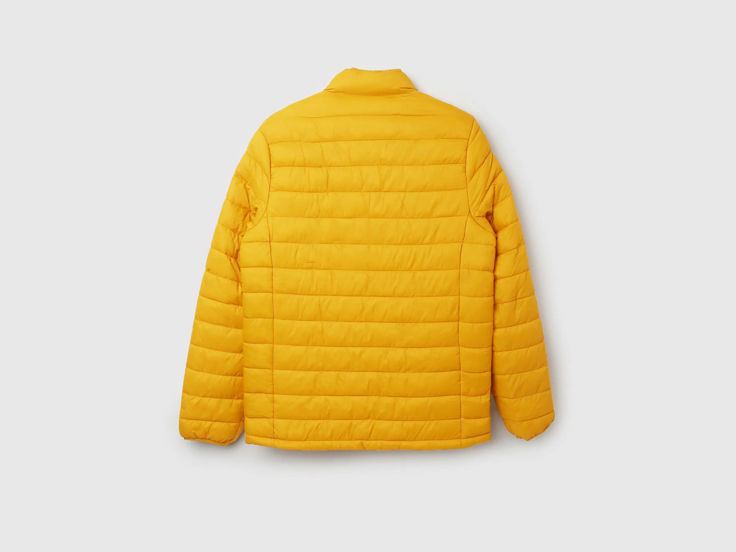 Men Quilted High Neck Jacket