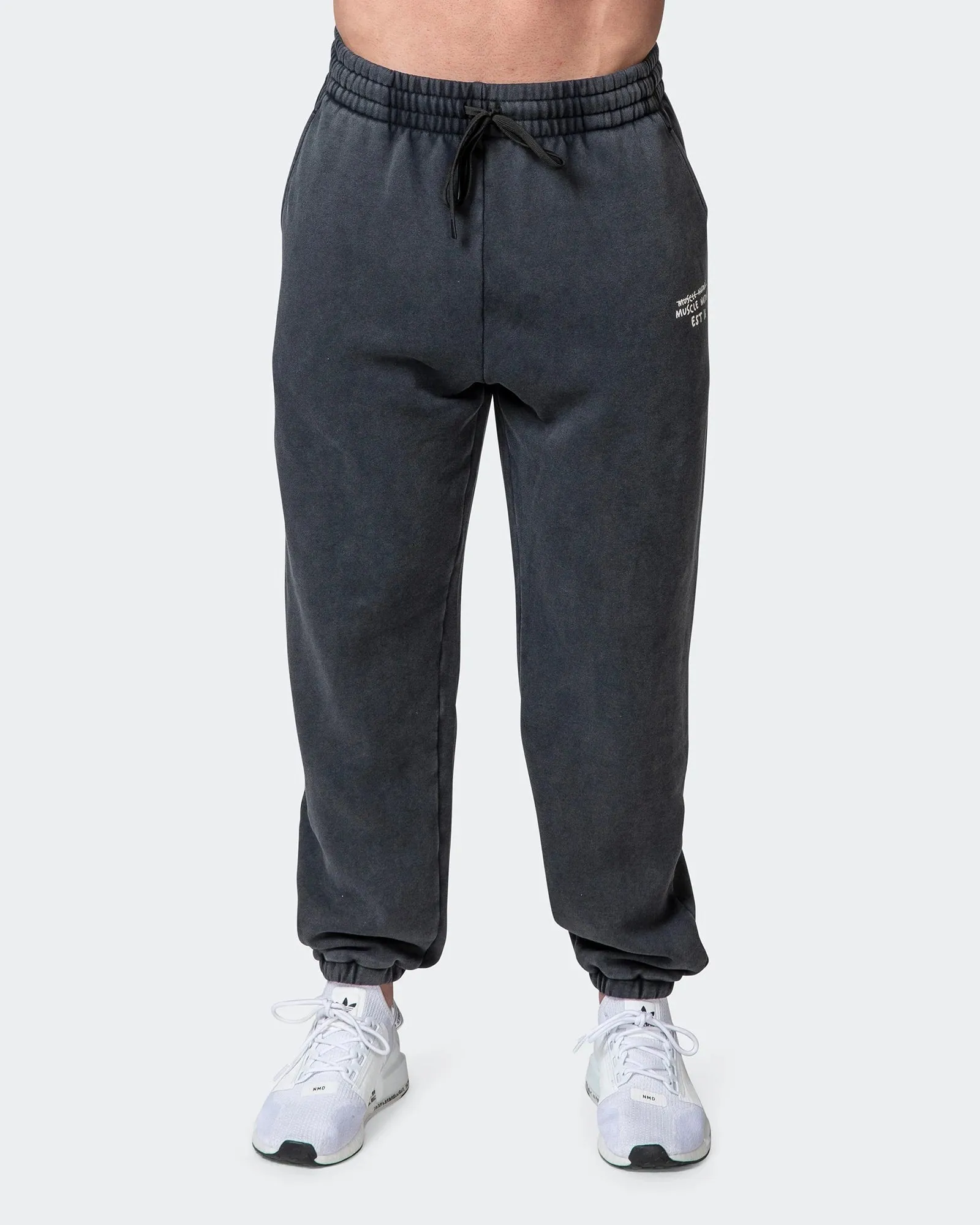 MENS MN CLUB VINTAGE TRACKIES Washed Black