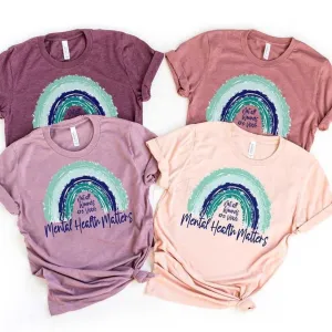 Mental Health Matters Tee {heathered plum}