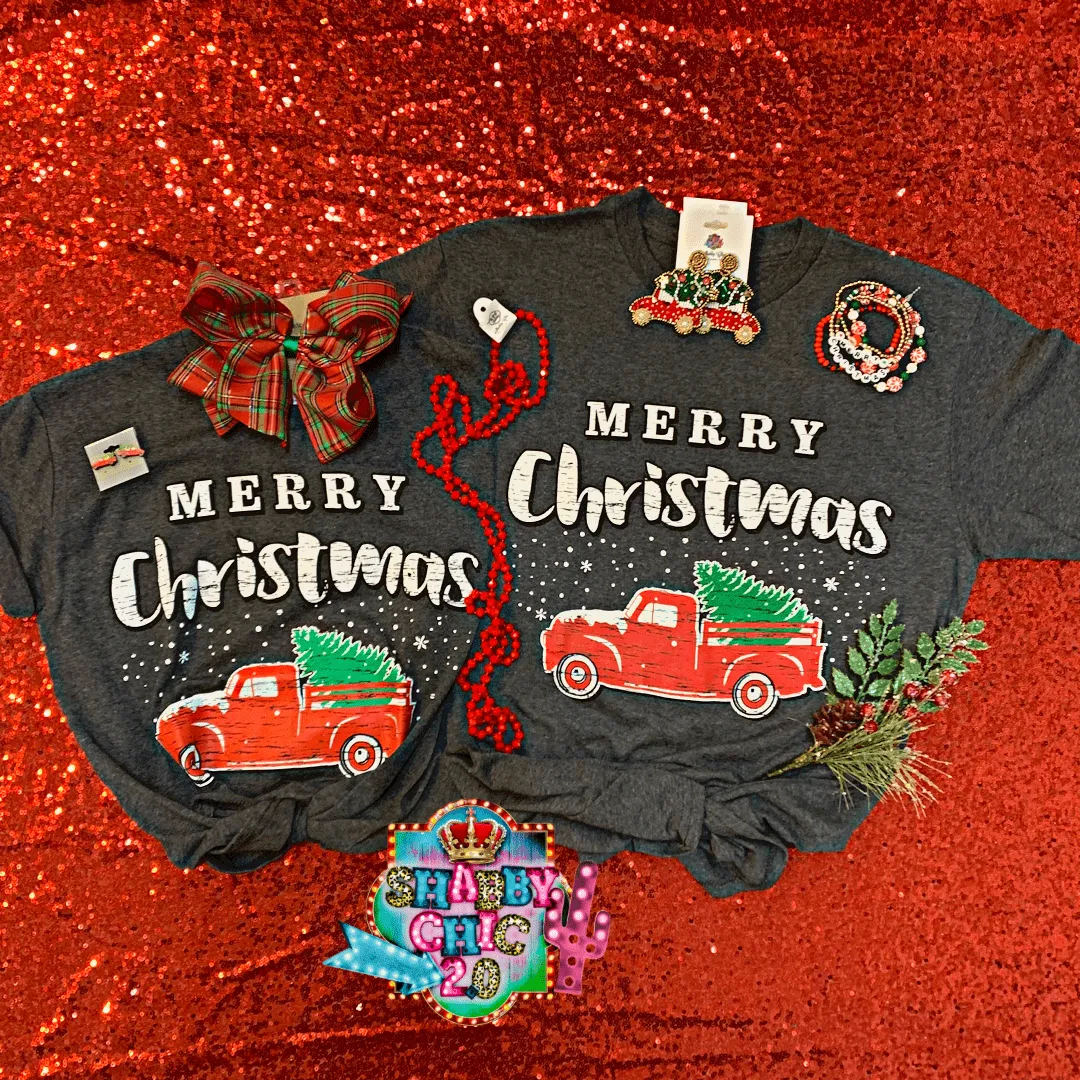 Merry Christmas Truck Tee
