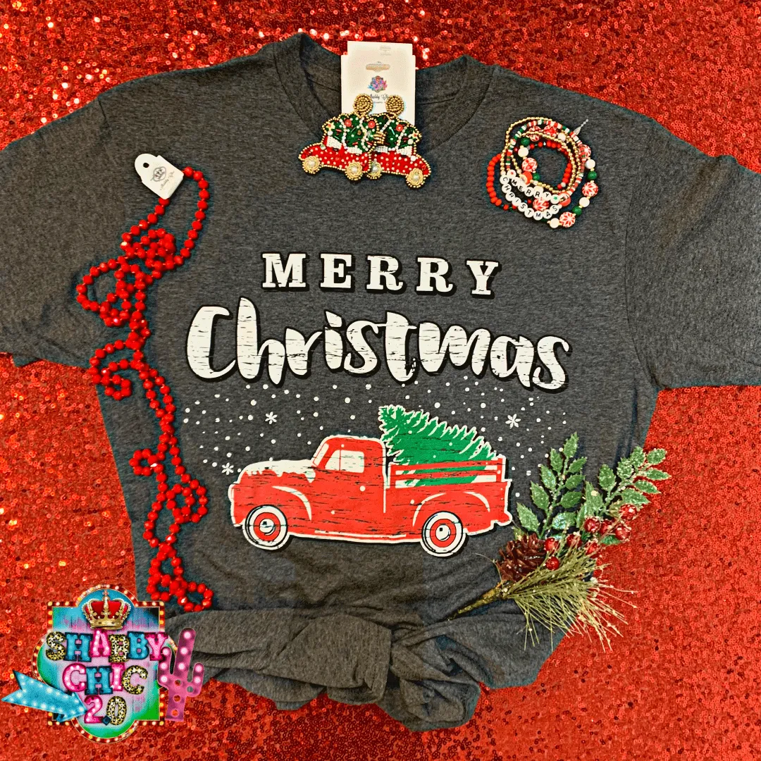 Merry Christmas Truck Tee