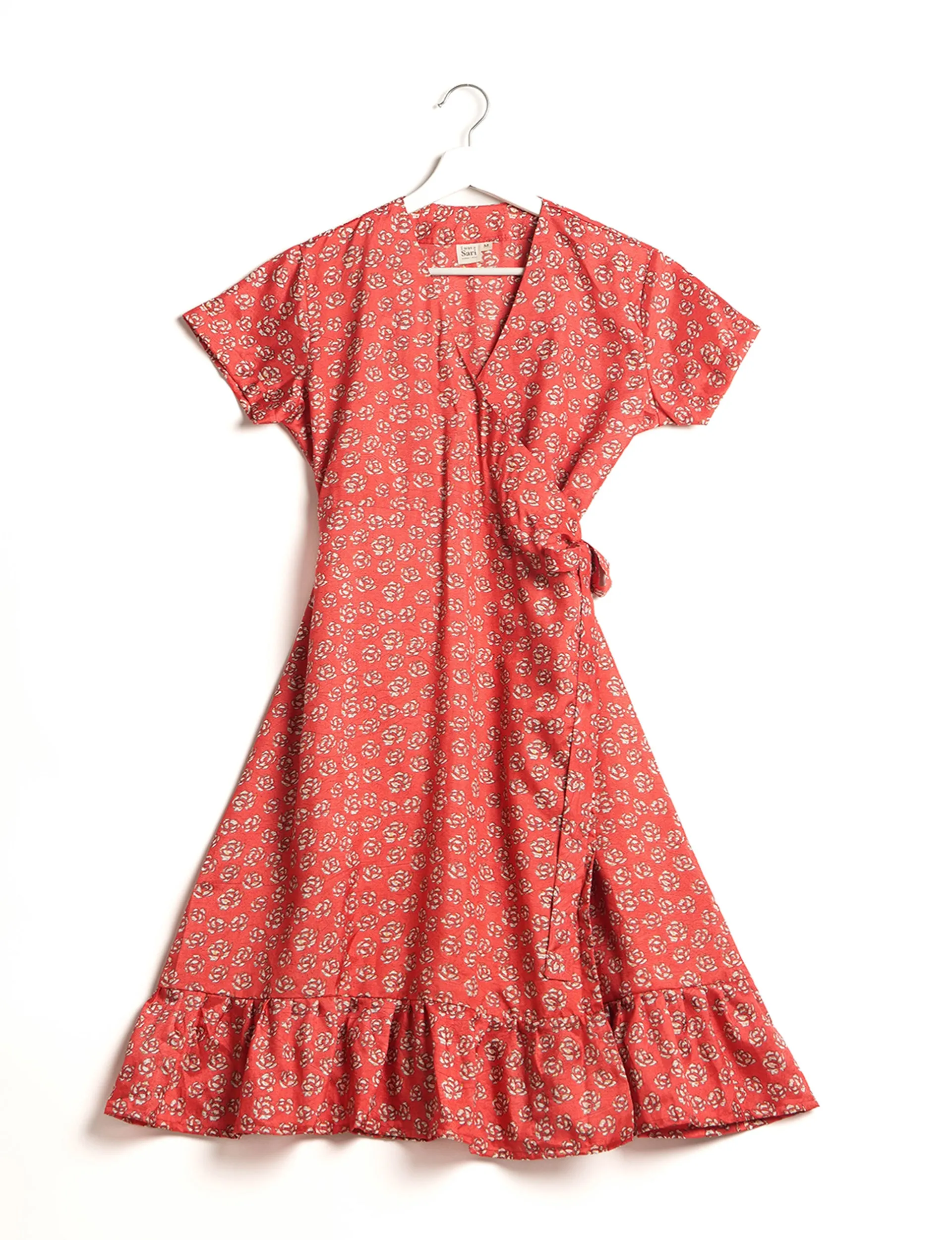 MIDI WRAP DRESS