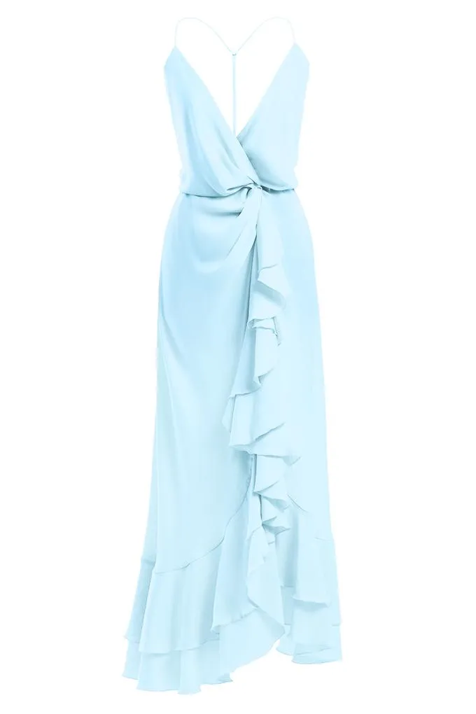 Midi wrap dress