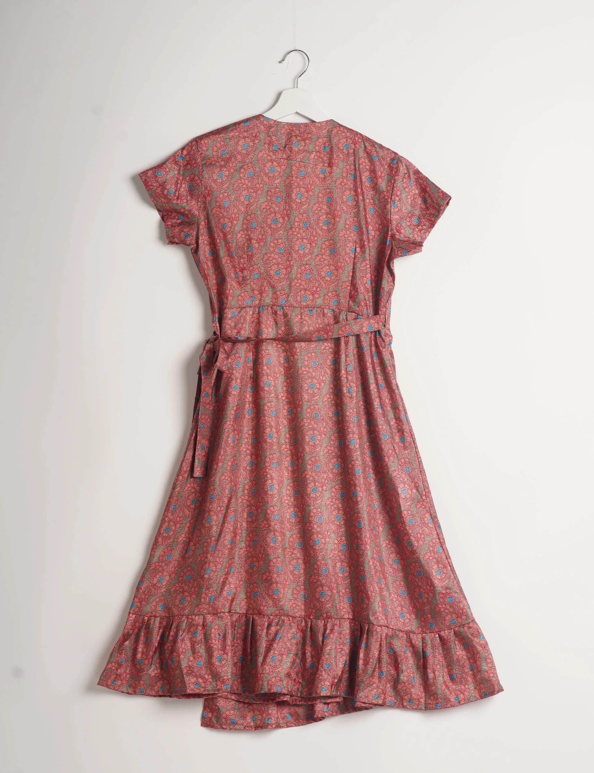 MIDI WRAP DRESS