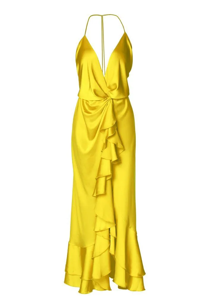 Midi wrap dress