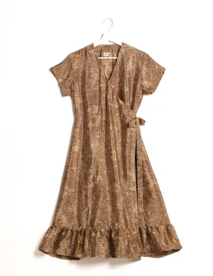 MIDI WRAP DRESS
