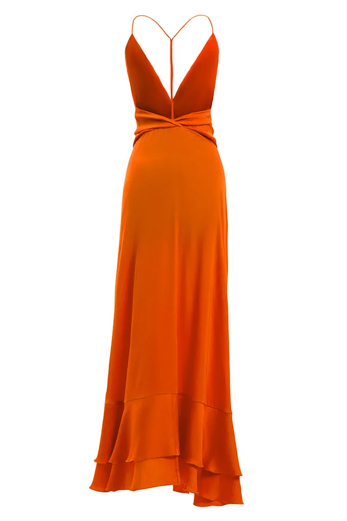Midi wrap dress