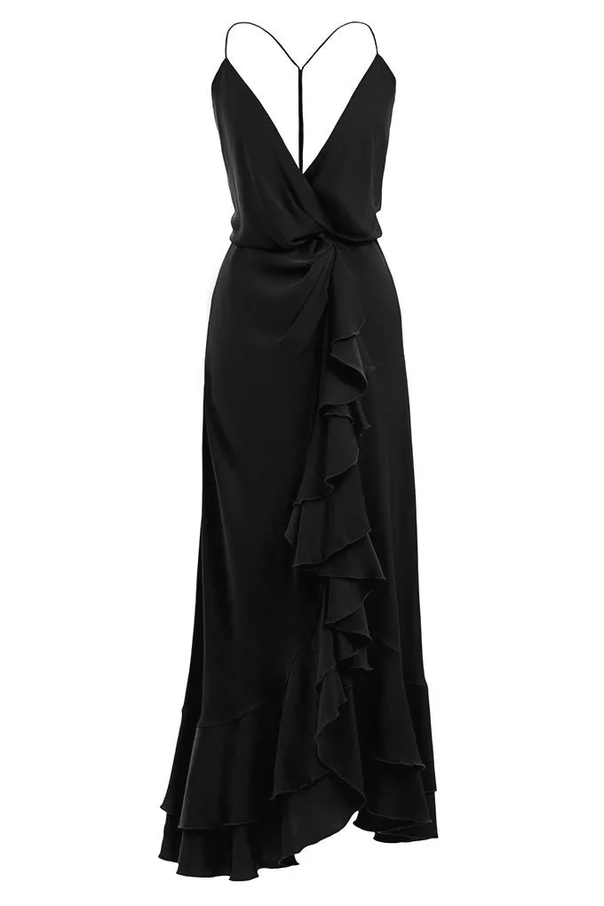 Midi wrap dress