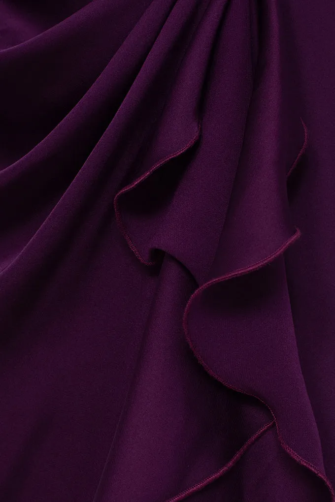 Midi wrap dress
