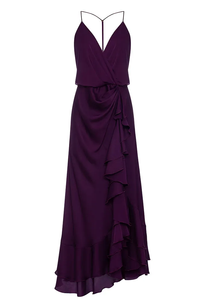 Midi wrap dress