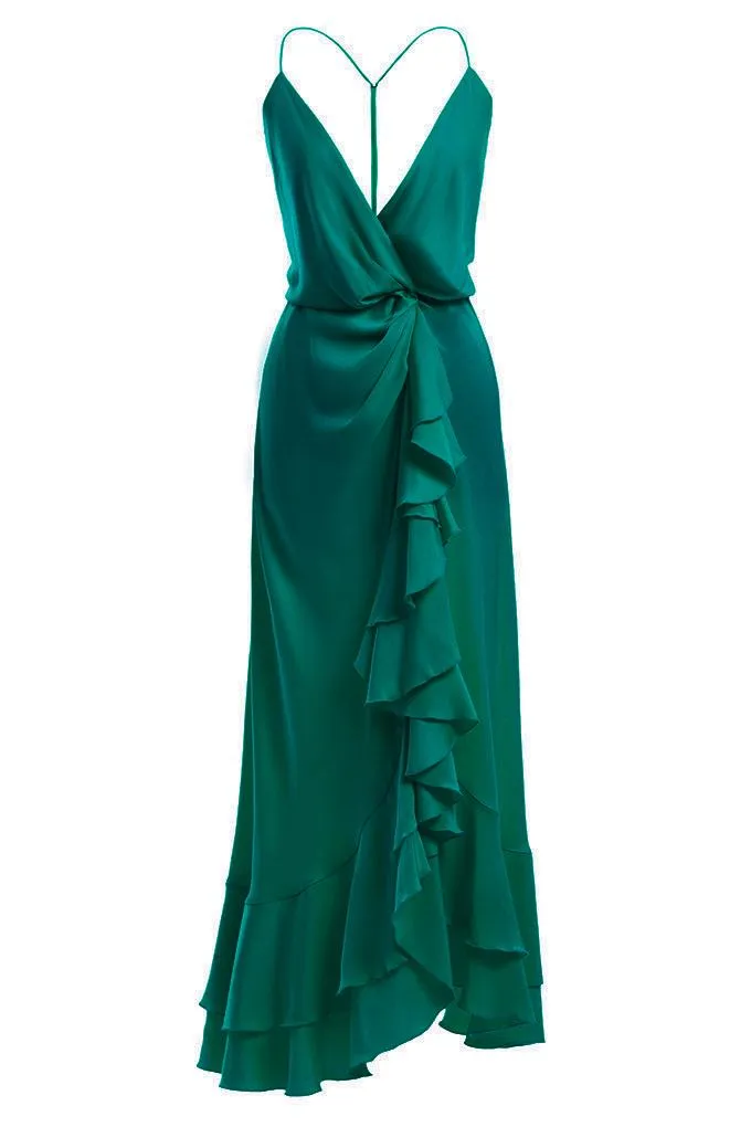 Midi wrap dress