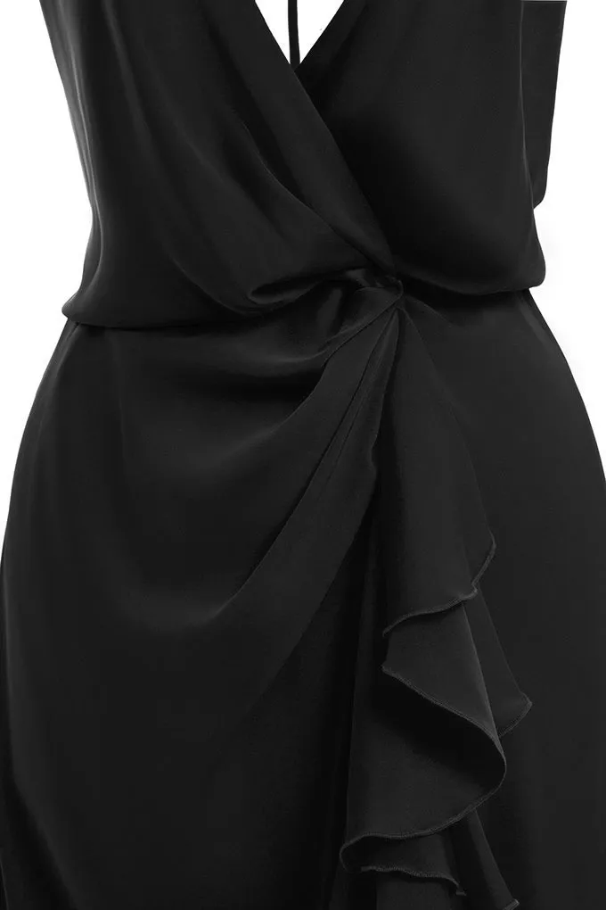 Midi wrap dress