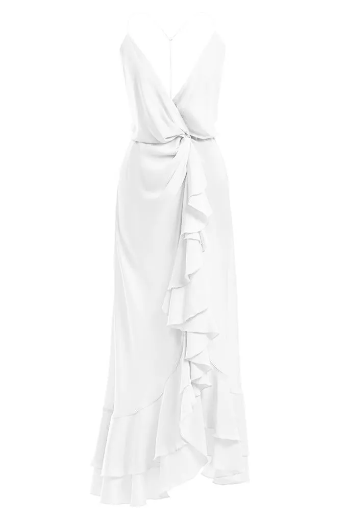 Midi wrap dress