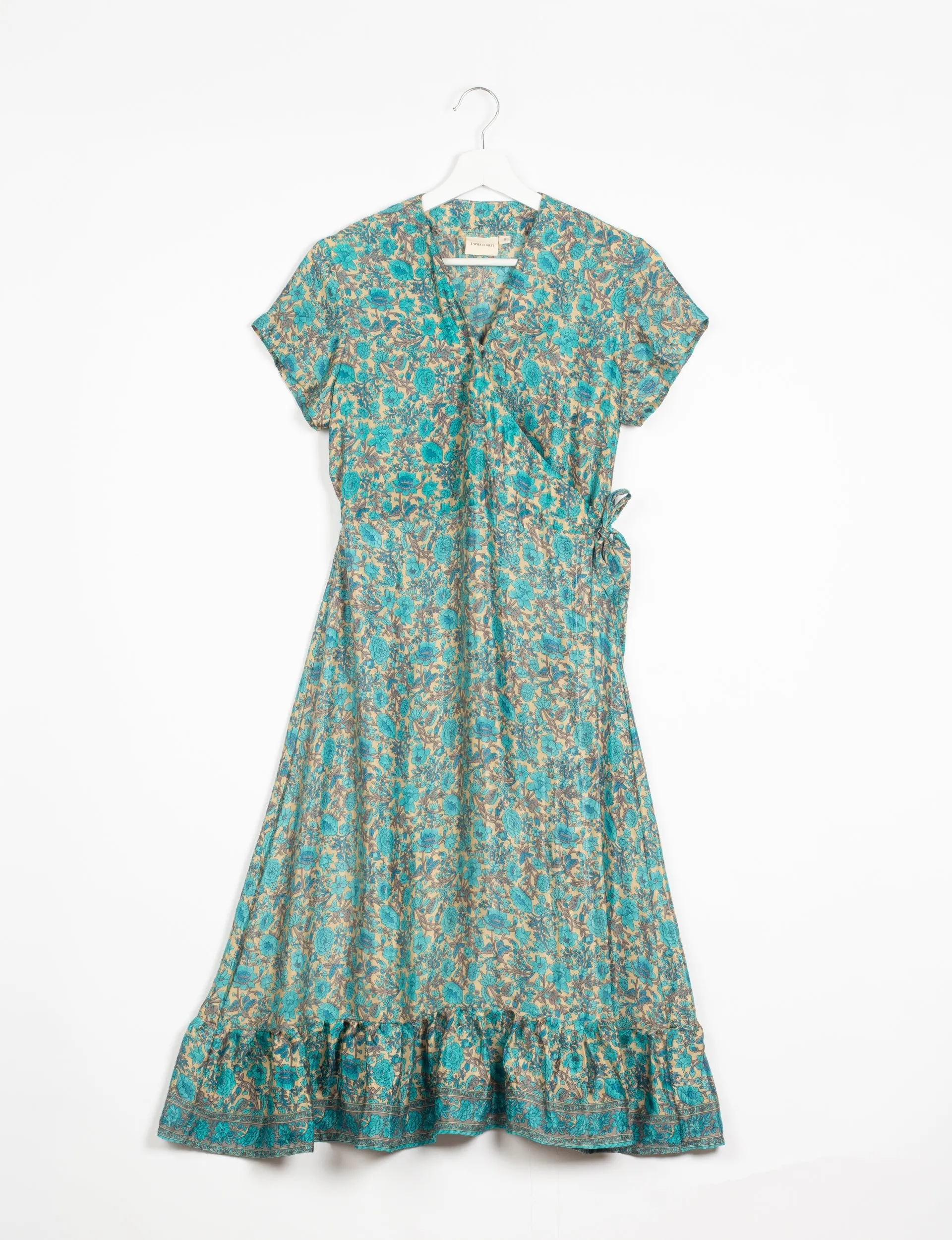 MIDI WRAP DRESS