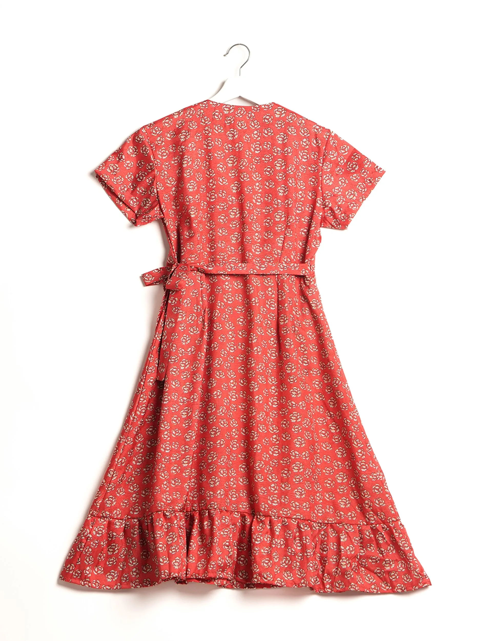MIDI WRAP DRESS