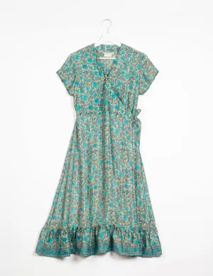 MIDI WRAP DRESS