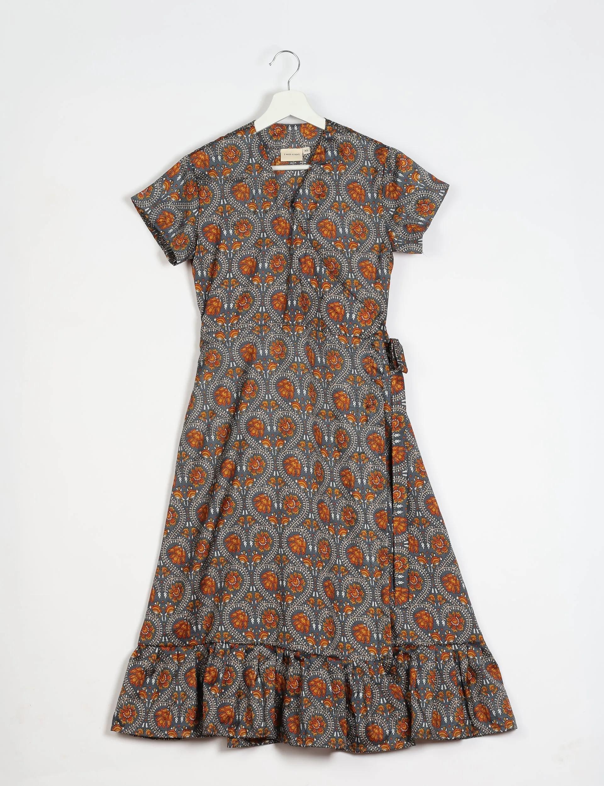 MIDI WRAP DRESS