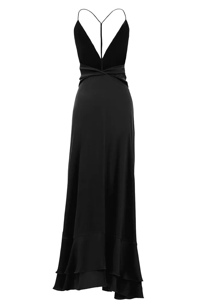 Midi wrap dress